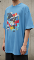 Urban Sky Blue Oversized Tee