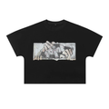 Niceshop Foreign Trade Wholesale Billi0N Hip-Hop High Street Fashion Brand Cartoon Pattern Graffiti Drop Shoulder Sleeve Couple Short-Sleeve T-Shirt